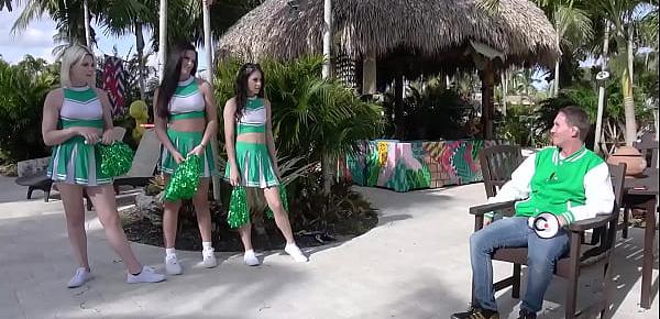 Cheerleader Fuck Fest Sabrina Snow, Alice Visby, Sofie Reyez